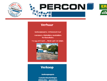 Tablet Screenshot of percon.be