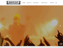 Tablet Screenshot of percon.pl